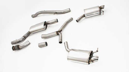 Friedrich Motorsport 76mm Duplex-Anlage Audi A5 B9 (F5/B8) Coupe und Cabrio Quattro