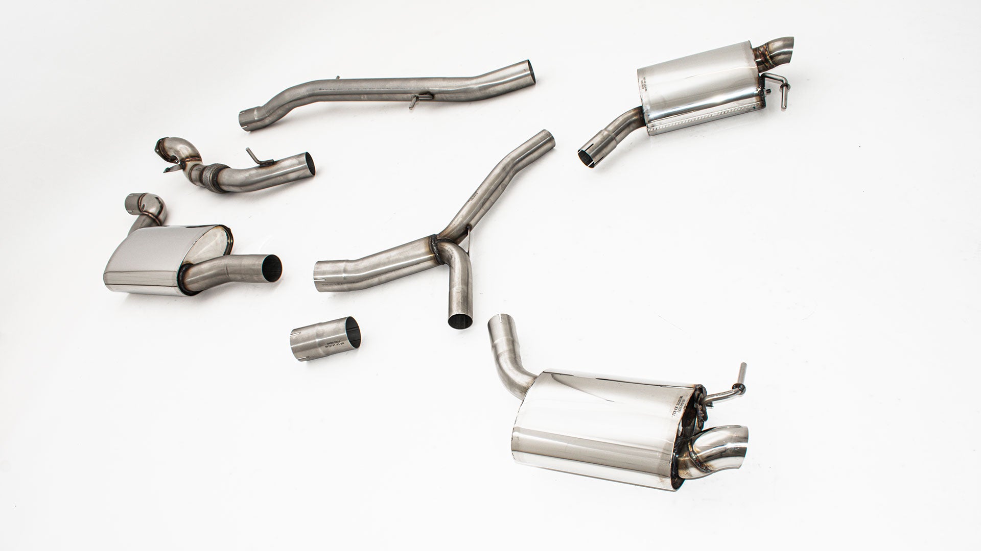 Friedrich Motorsport 76mm Duplex-Anlage Audi A5 B9 (F5/B8) Coupe und Cabrio Quattro