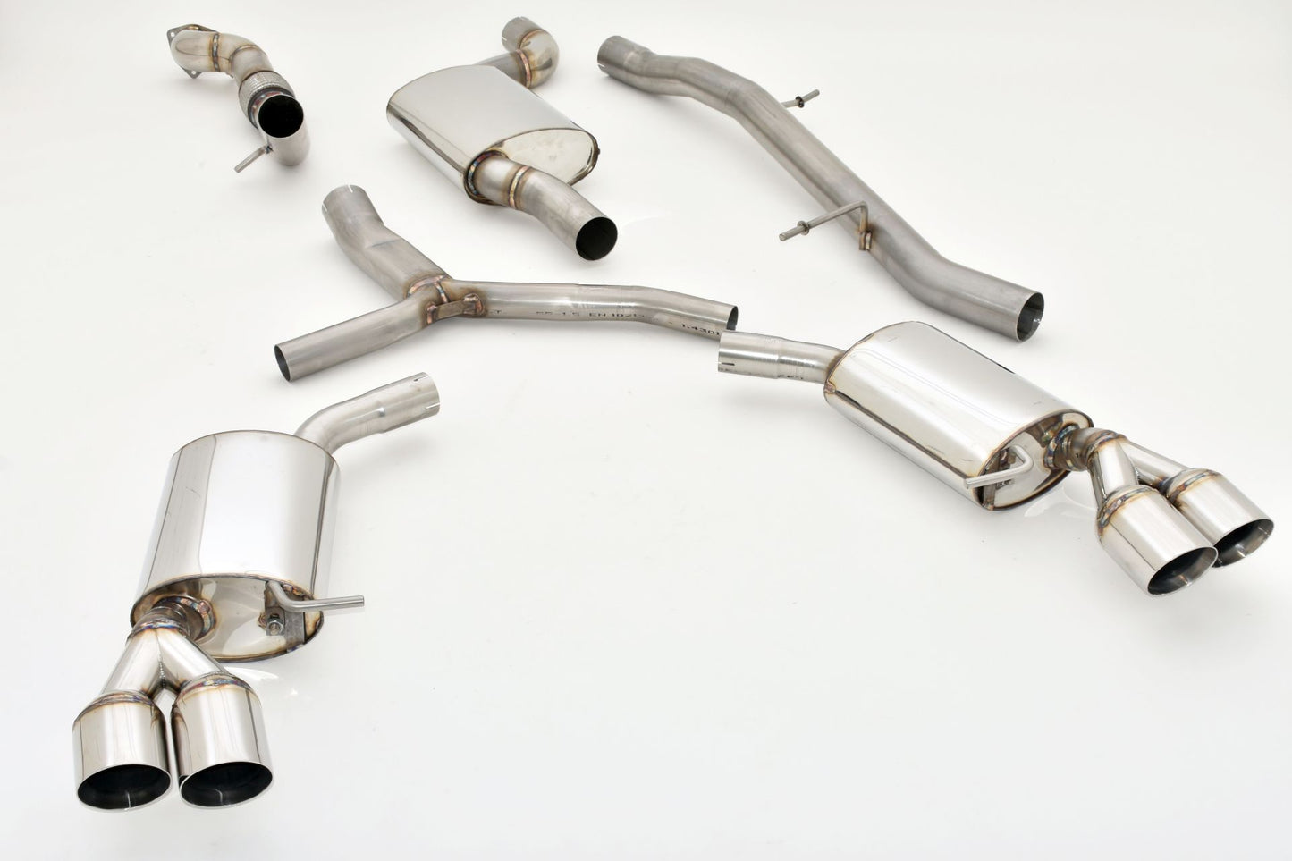 Friedrich Motorsport 76mm Duplex-Anlage Audi A5 B9 (F5/B8) Sportback