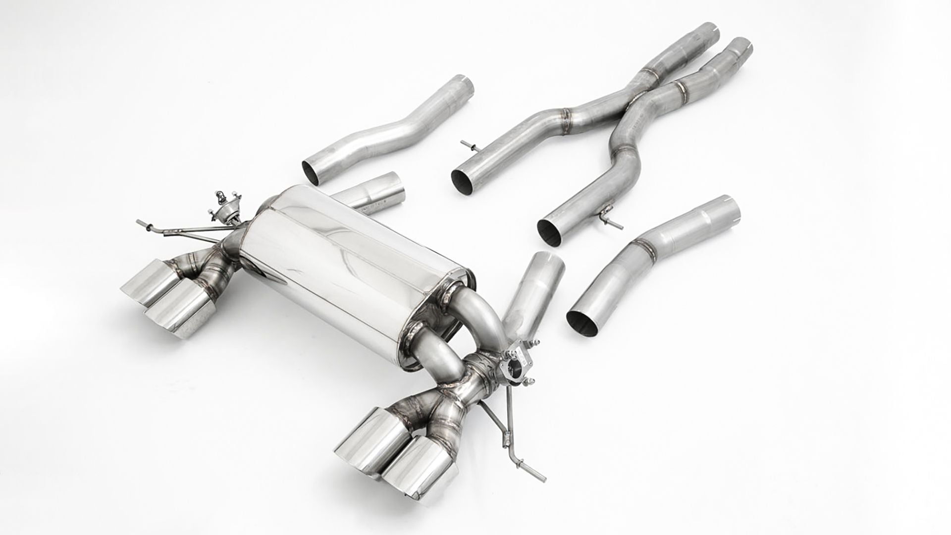 Friedrich Motorsport 2x76mm Duplex-Anlage Edelstahl