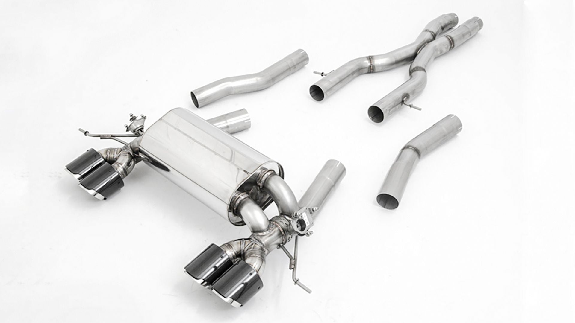 Friedrich Motorsport 2x76mm Duplex-Anlage Edelstahl