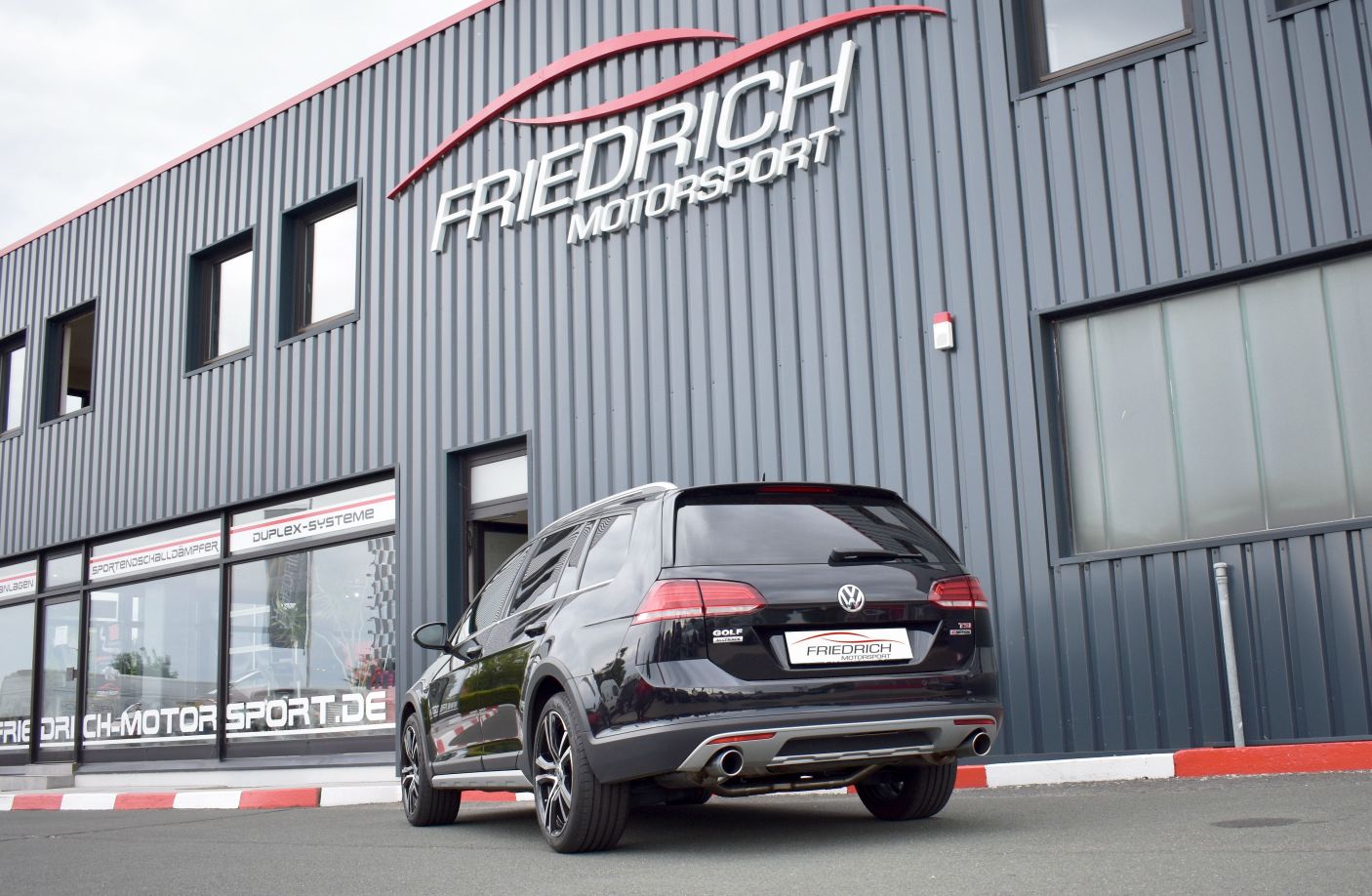 Friedrich Motorsport 76mm Duplex-Anlage VW Golf VII Variant Alltrack