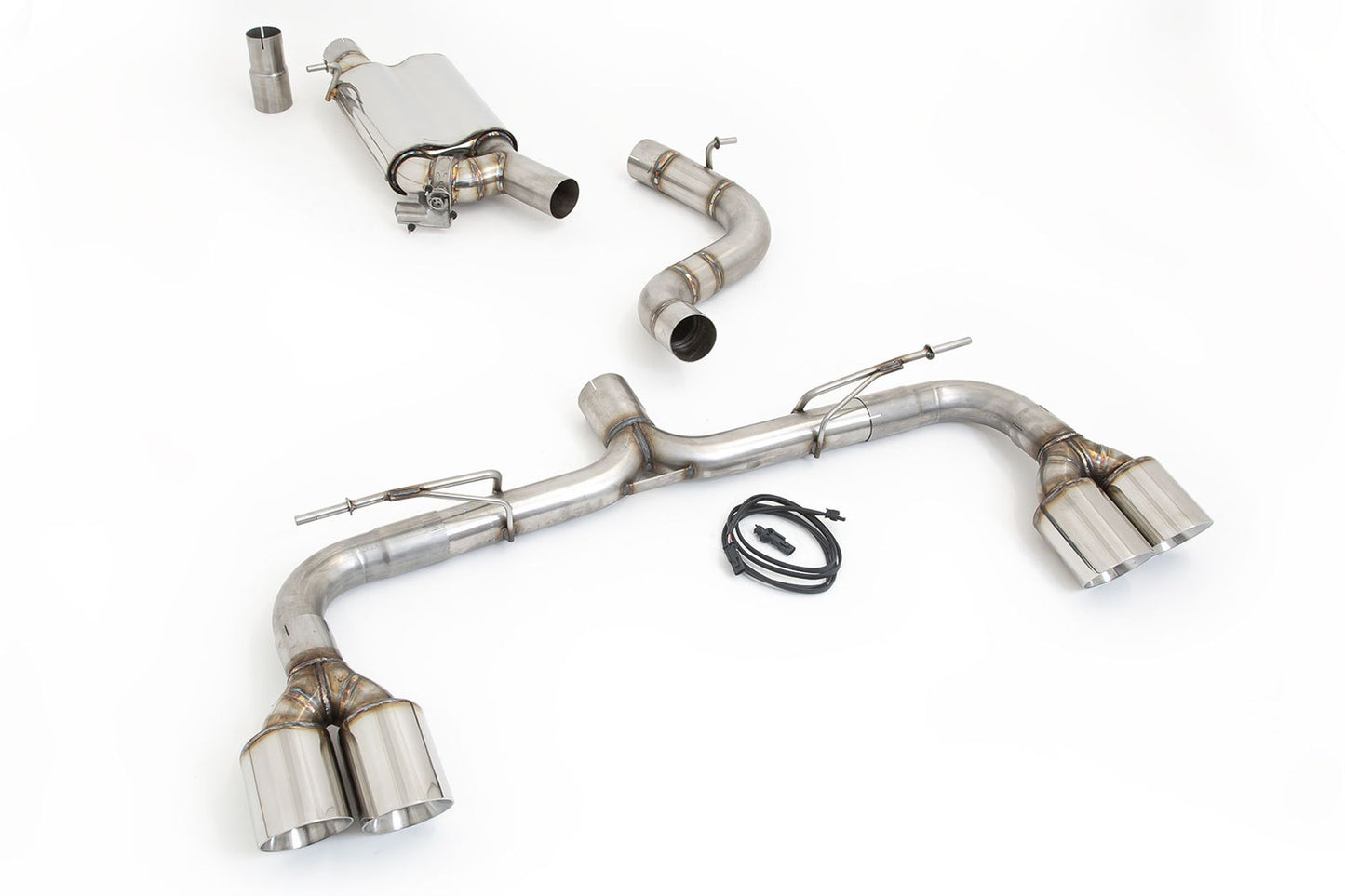 Friedrich Motorsport 76mm Duplex-Anlage mit originaler Klappensteuerung VW Golf VIII R