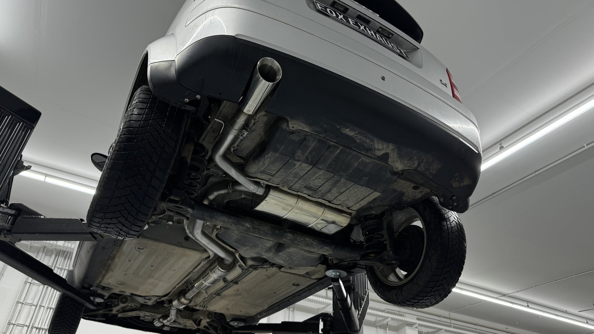 Audi A2 - 1,4l - 34l Tank Halbanlage ab Kat - 1x90 Typ 25 (Bestehend aus End- und Vorschalldämpfer mit Endrohr)