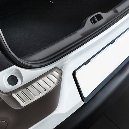 Edelstahl Heckstoßstangenschutz passend für Citroën C4 Cactus 2014-2018 'Ribs'