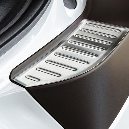 Edelstahl Heckstoßstangenschutz passend für Citroën C4 Cactus 2014-2018 'Ribs'