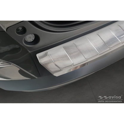 Edelstahl Heckstoßstangenschutz passend für Citroën C5 X 2021- 'Ribs'