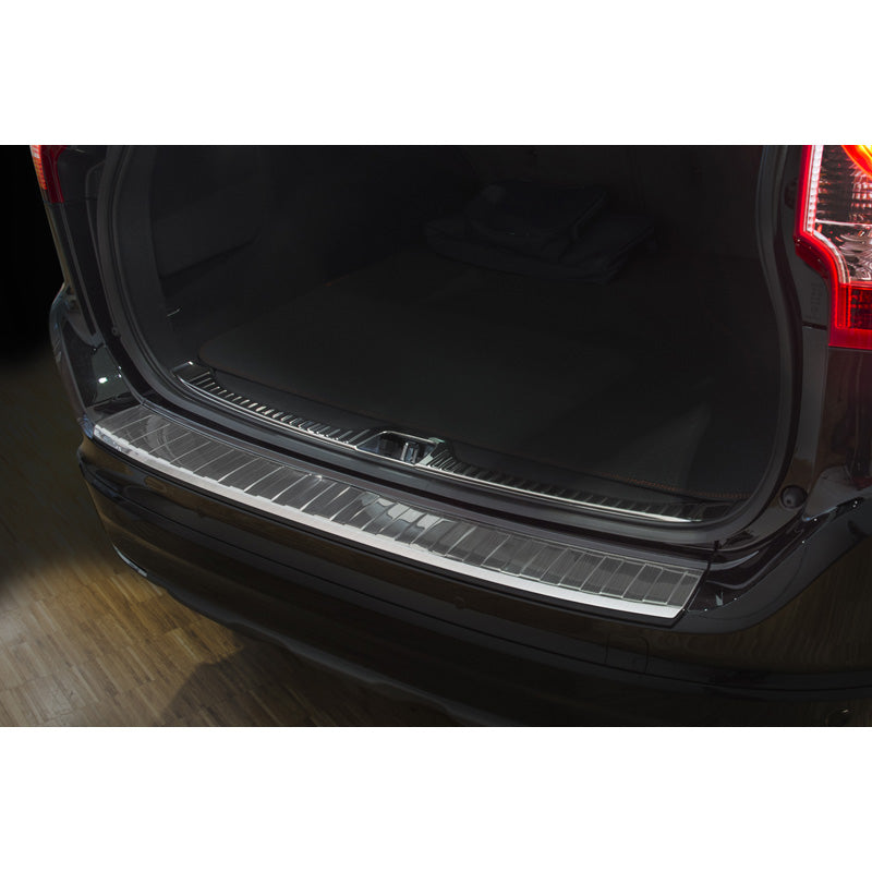 Edelstahl Heckstoßstangenschutz passend für Volvo XC60 2013-2016 'Ribs'