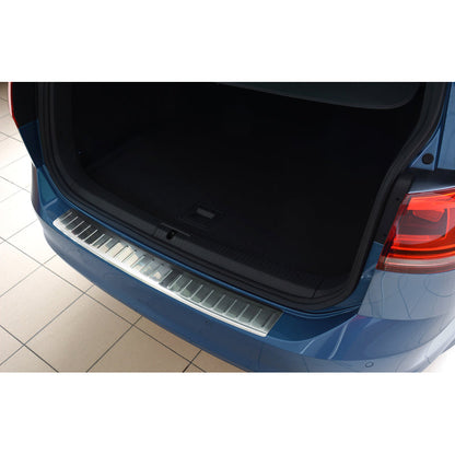 Edelstahl Heckstoßstangenschutz passend für Volkswagen Golf VII Variant/Alltrack 2012-2017 'Ribs'