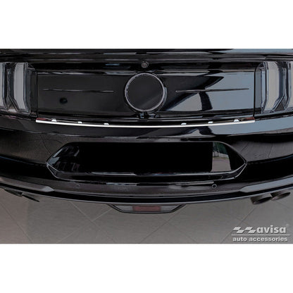 Edelstahl Heckstoßstangenschutz passend für Ford Mustang VI Coupé 2015-2017 & FL 2017- inkl. GT 'Ribs'