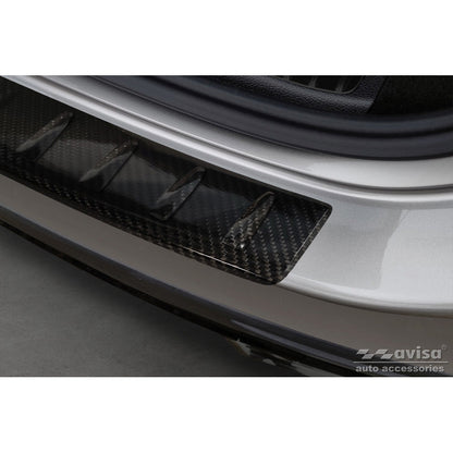 Echtes 3D Karbon Heckstoßstangenschutz passend für Mercedes GLC II (X254) 2022- 'Ribs'
