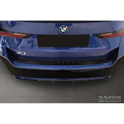 Echtes 3D Karbon Heckstoßstangenschutz passend für BMW X1mit M-Paket (U11) 2022- 'Ribs'