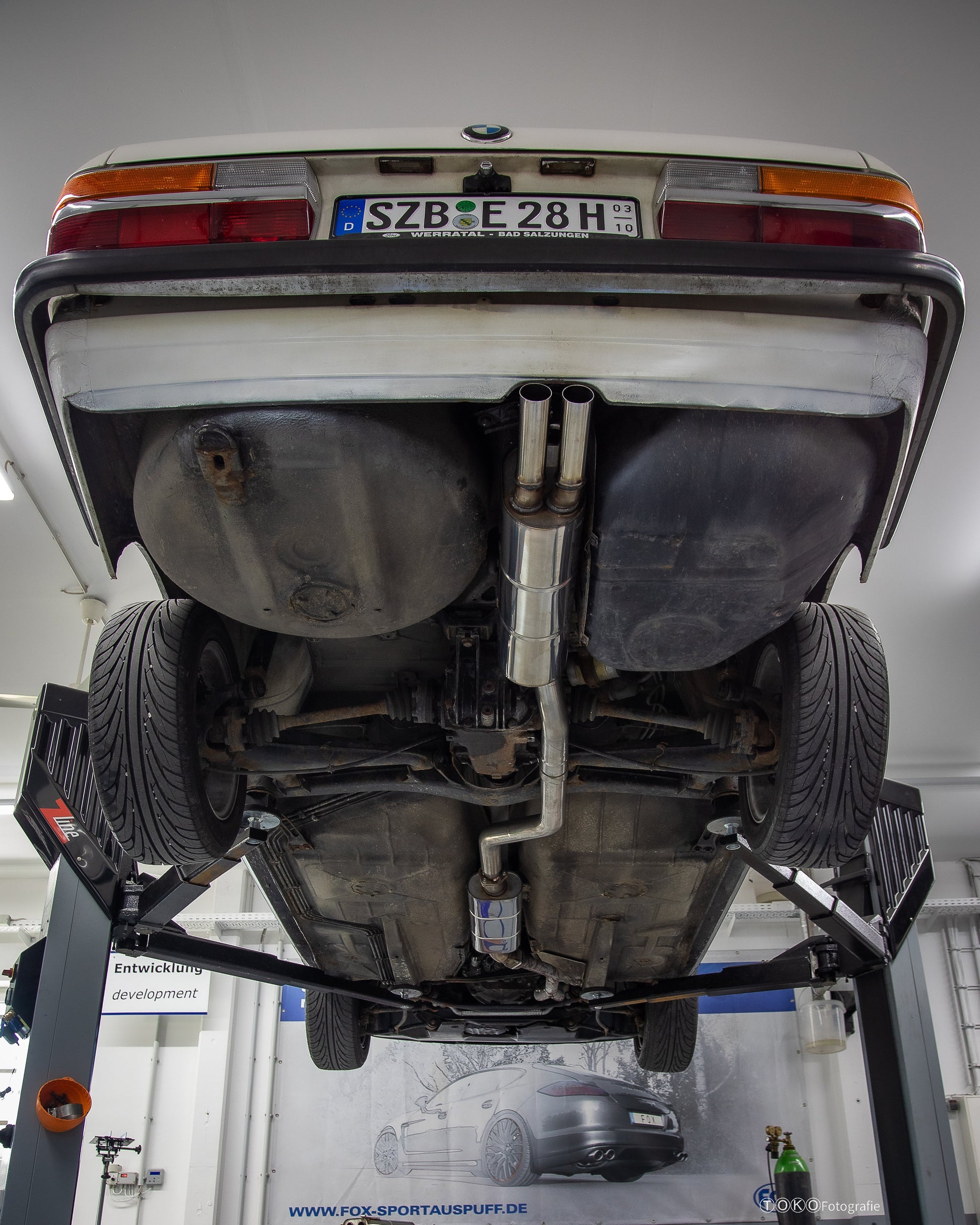 BMW E28 518i ohne Kat End- und Vorschalldämpfer - 2x55 Typ 10