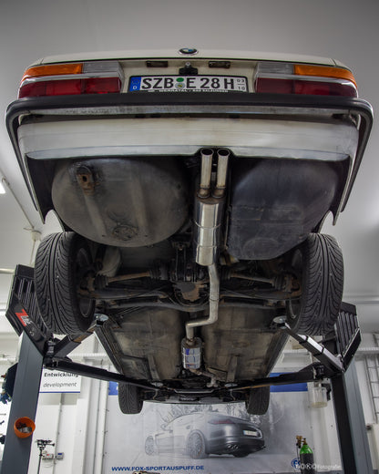 BMW E28 518i ohne Kat End- und Vorschalldämpfer - 2x55 Typ 10