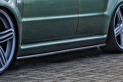 CUP Seitenschweller Audi RS4, B5 Bj.: 1999-2001 Schwarz Matt