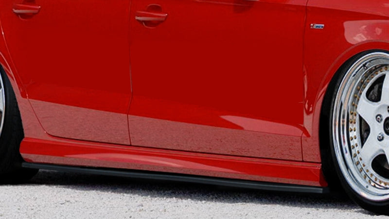 CUP Seitenschweller Audi A3, 8VS, S3, RS3 Limousine Ab Bj.:2013- Carbon