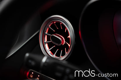 Mercedes X253 Lüftungsdüsen mit Ambientebeleuchtung – Nachrüstsatz für Mercedes GLC