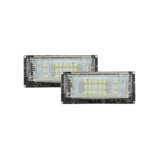 Satz Passform LED Nummerschildbeleuchtung passend für BMW 3er E46 Limousine/Touring 1998-2005