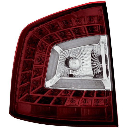 Satz LED Heckleuchten passend für Skoda Octavia II Kombi 2004-2008 - Rot/Klar