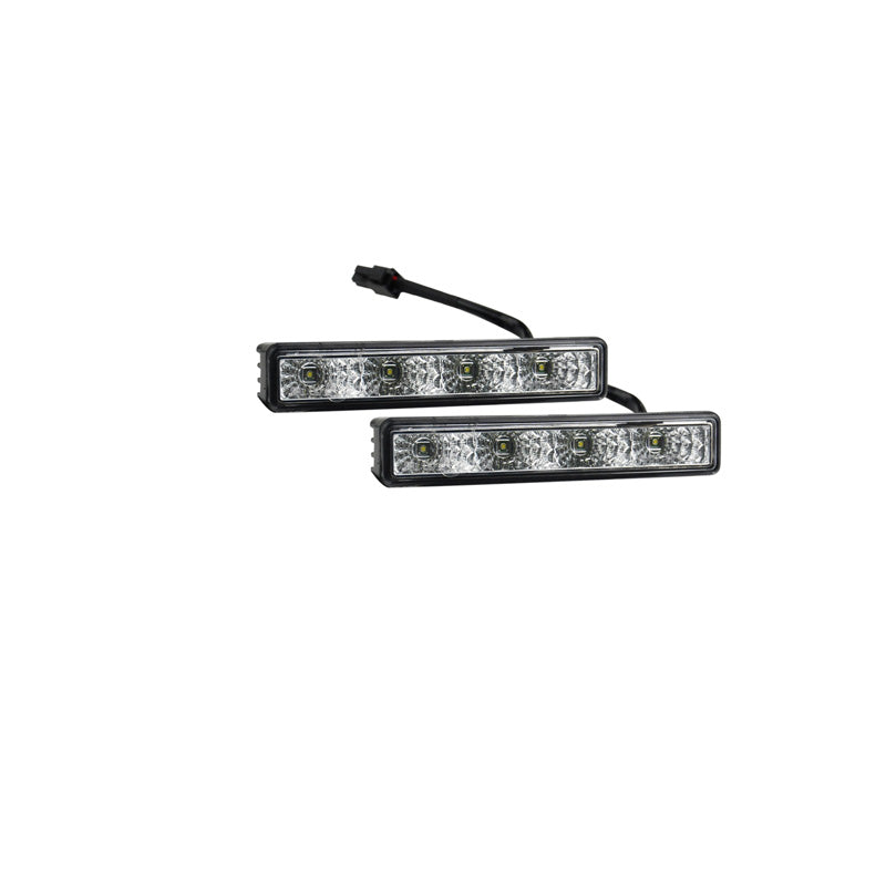 Satz Universelle Tagfahrleuchten (TFL) - 4W Cree LED - 125x24x33mm - Inkl. E-Prüfziechen