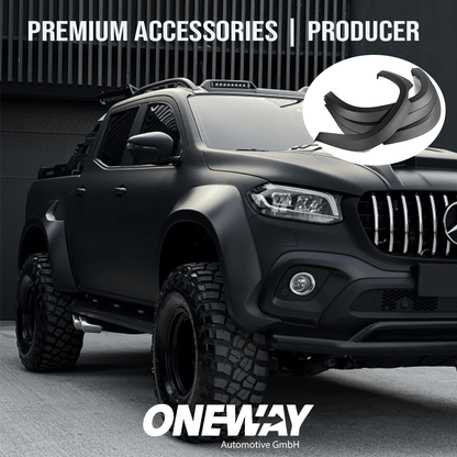 Oneway Kotflügelverbreiterungen MERCEDES X-Klasse W470 2017+ ( Jumbo ) mit ABE TÜV