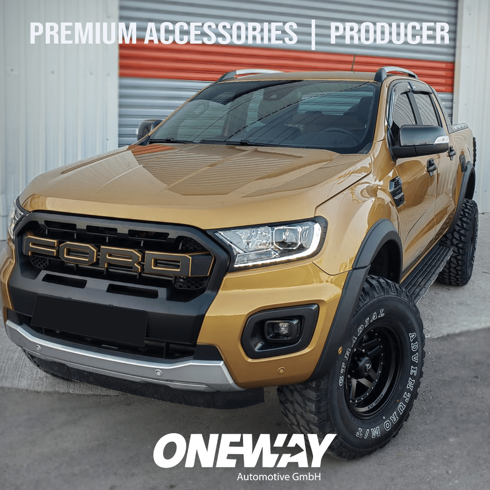 Oneway Kotflügelverbreiterungen FORD Ranger T8 2019-2022 (mit Klebeband) mit ABE TÜV