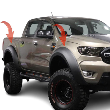 Oneway Kotflügelverbreiterungen FORD Ranger T6/T7/T8 2012-2022 ( Jumbo ) mit ABE TÜV