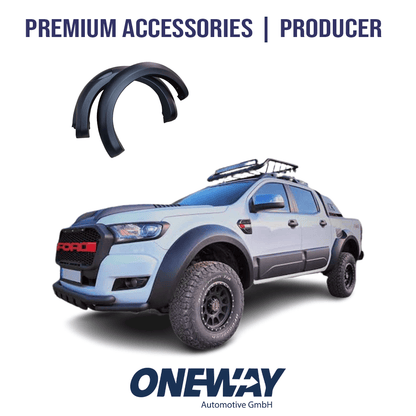 Oneway Kotflügelverbreiterungen FORD Ranger T6/T7/T8 2012-2022 ( Jumbo ) mit ABE TÜV