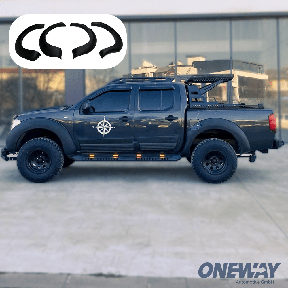 Oneway Kotflügelverbreiterungen NISSAN Navara D40 2005-2010 mit ABE TÜV