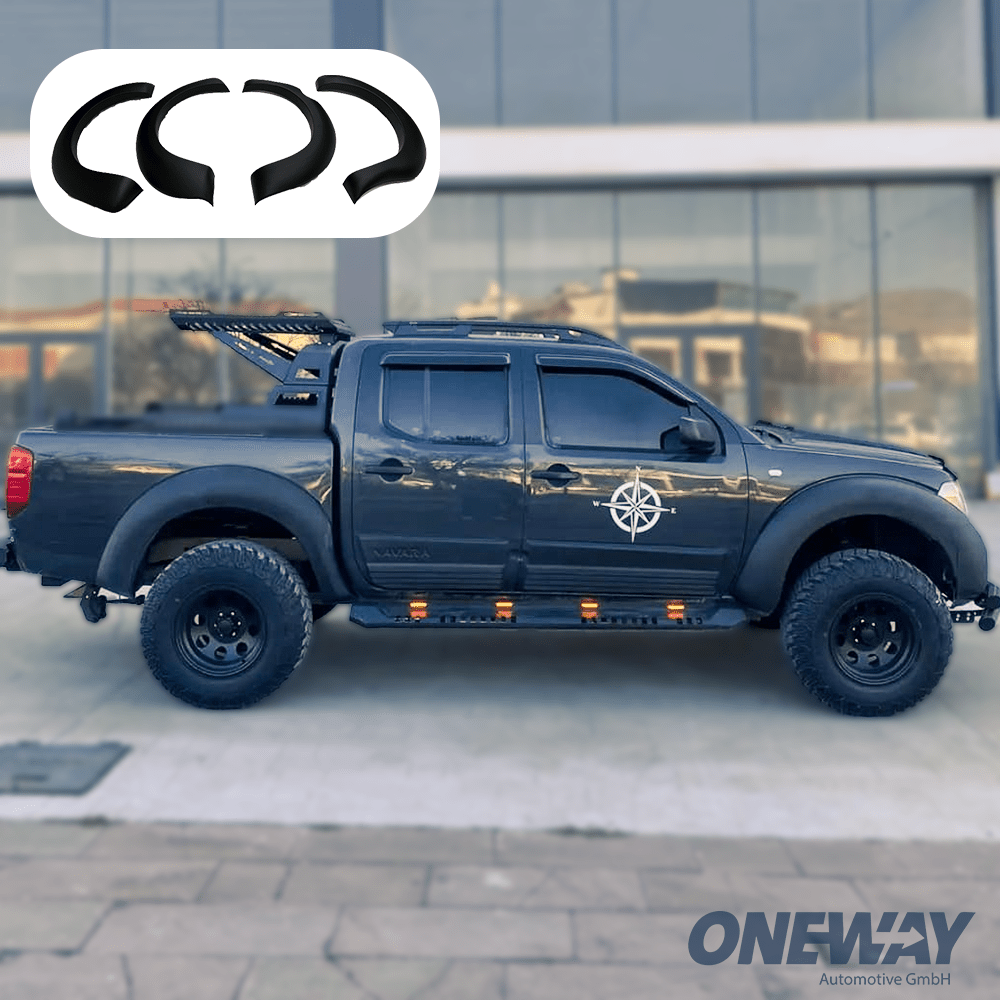Oneway Kotflügelverbreiterungen NISSAN Navara D40 2005-2010 mit ABE TÜV