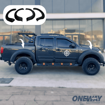 Oneway Kotflügelverbreiterungen NISSAN Navara D40 2005-2010 mit ABE TÜV