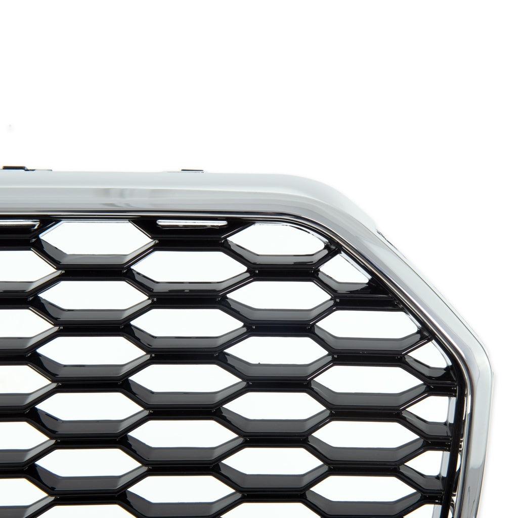 Kühlergrill Silber Glanz Schwarz AUDI A6 C7 (4G) Limousine Avant Facelift 2015-2018