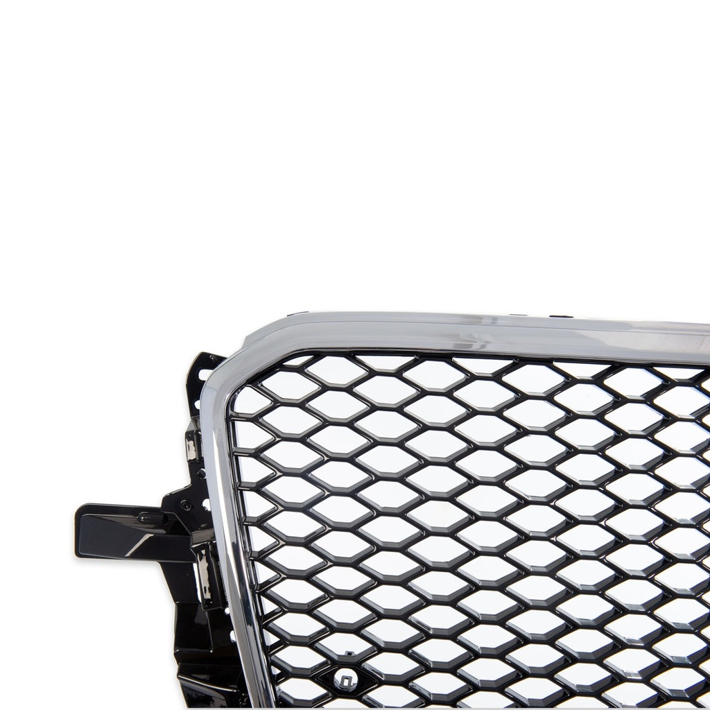 Kühlergrill Chrom, passend für AUDI Q5 (8R) Facelift 2012-2017, ABS-Kunststoff, GRIAU0075