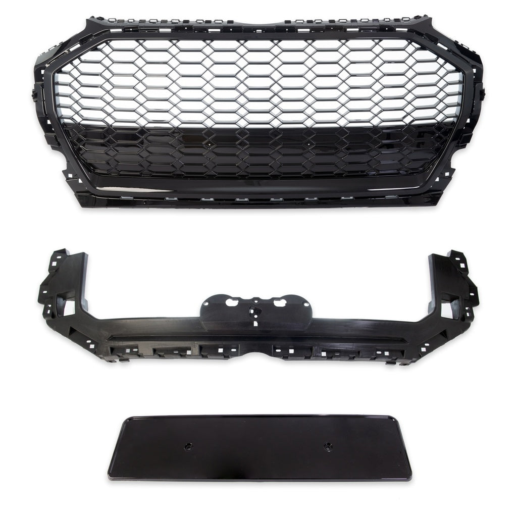 Kühlergrill Glanz Schwarz für AUDI Q5 FY Facelift ab 2020 Modell