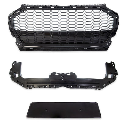 Kühlergrill Glanz Schwarz für AUDI Q5 FY Facelift ab 2020 Modell