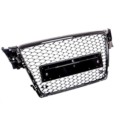 Kühlergrill Glanzschwarz für AUDI A4 B8 Limousine Avant 2007-2011 Modell GRIAU0097