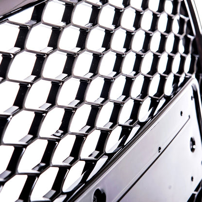 Kühlergrill Glanzschwarz für AUDI A4 B8 Limousine Avant 2007-2011 Modell GRIAU0097
