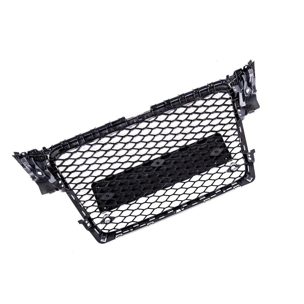 Kühlergrill Glanzschwarz für AUDI A4 B8 Limousine Avant 2007-2011 Modell GRIAU0097