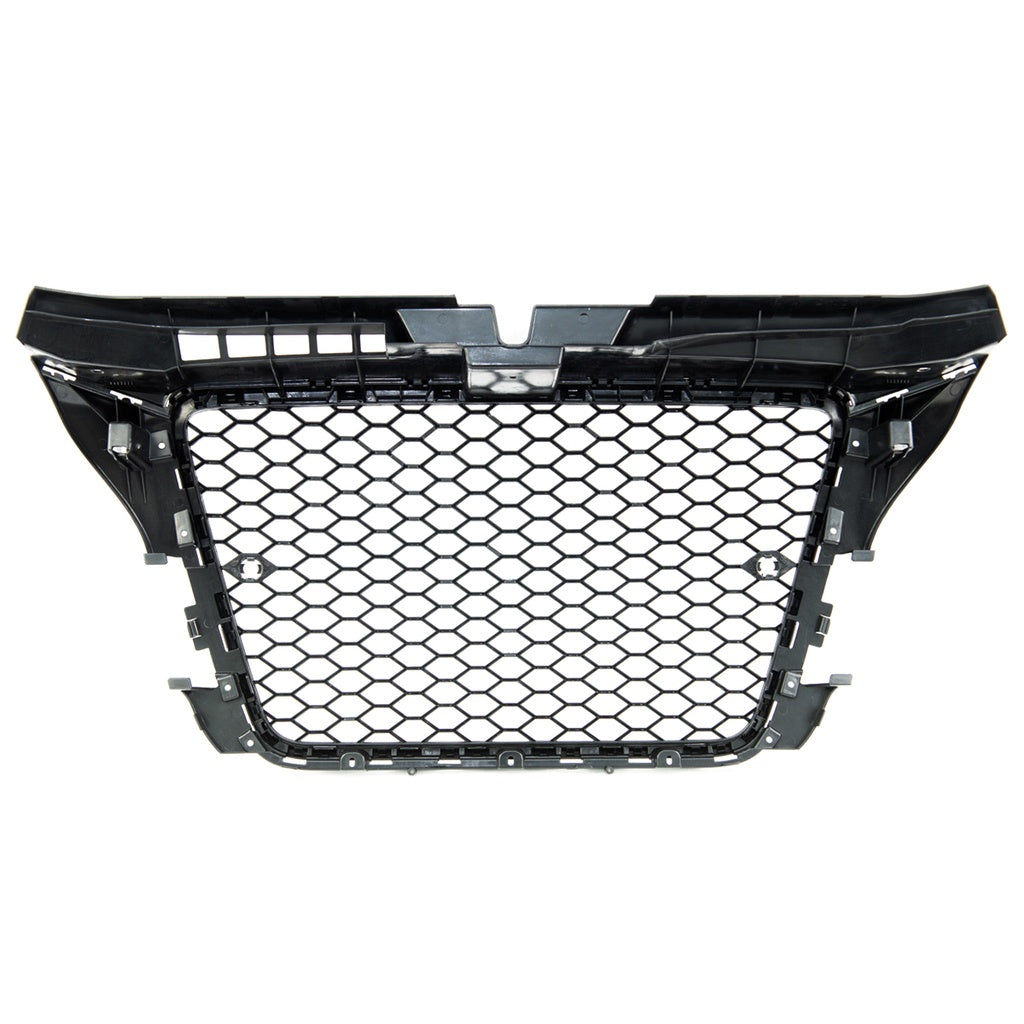 Kühlergrill Glänzend Schwarz für AUDI A3 8P Facelift 2008-2012, Modell GRIAU0124