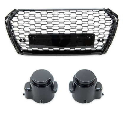 Kühlergrill Gloss Black AUDI A4 B9 8W Sedan Avant 2015-2019 Modell