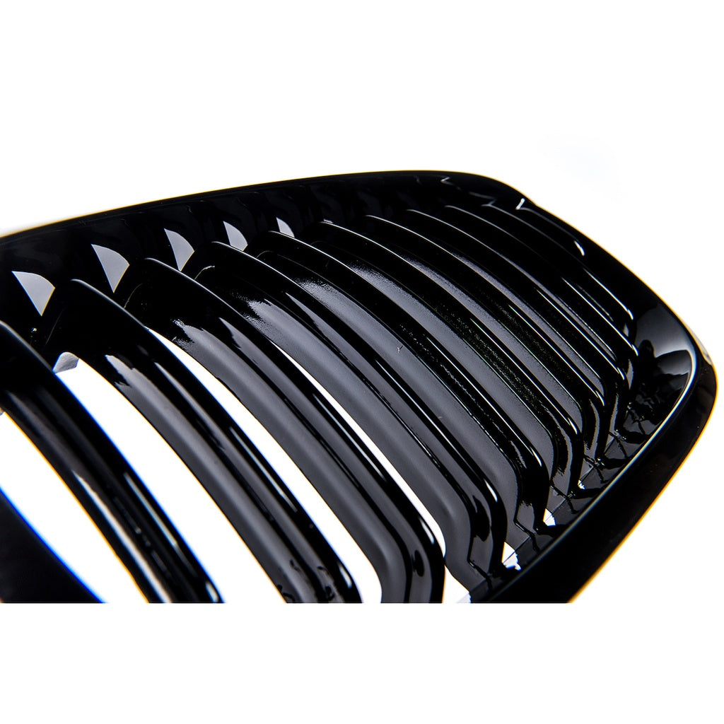 Kühlergrill Gloss Black für BMW 3 E46 Coupe Cabrio Facelift 2003-2007 Single Line