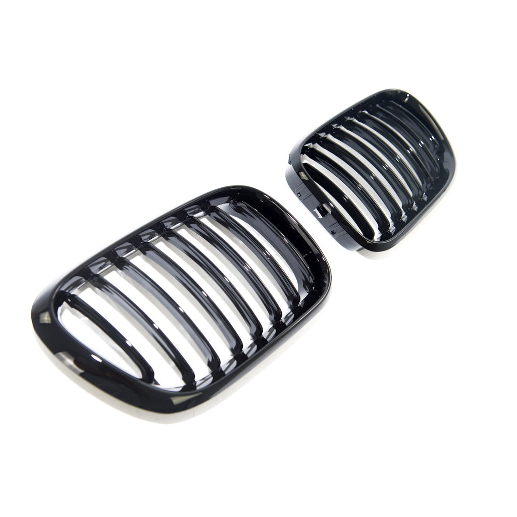 Kühlergrill Glanzschwarz passend für BMW X5 E53 2000-2003 Einzellinie