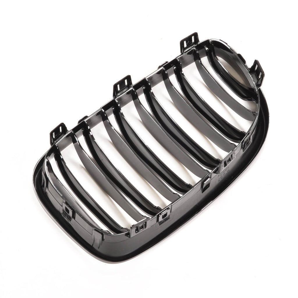 Kühlergrill Gloss Black BMW 1 E81/E82/E87/E88 Facelift 2007-2011 Dual Line