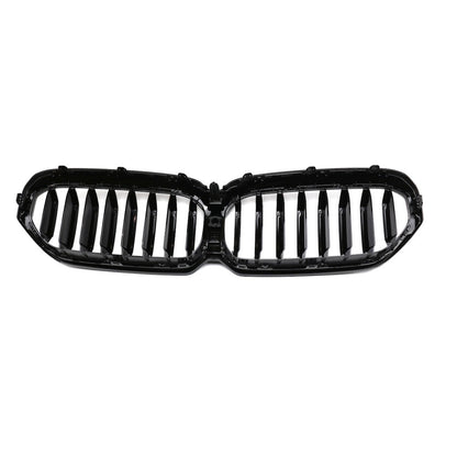 Kühlergrill Glanzschwarz passend für BMW 5 G30 G31 Facelift Limousine & Touring 2020-2023 Einzellinie