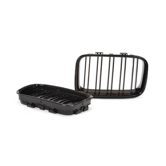 Kühlergrill Gloss Black BMW 3 (E36) Dual Line 1991-1996 Fronteinbau ABS Kunststoff