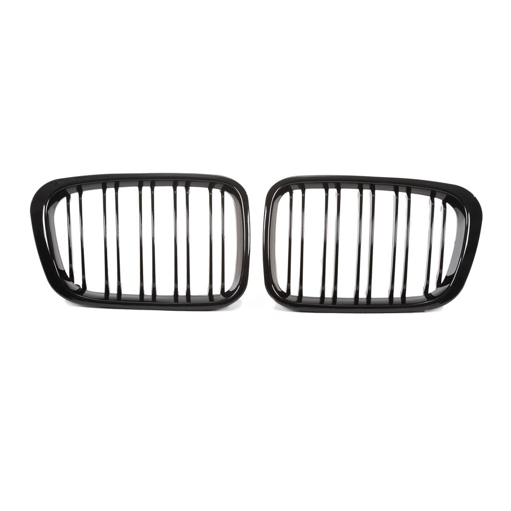 Kühlergrill Glanzschwarz BMW 3 E46 Limousine Touring Kompakt 1998-2001 Dual Line