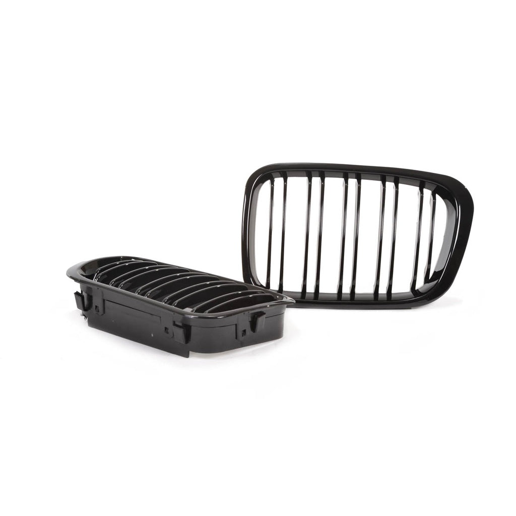 Kühlergrill Glanzschwarz BMW 3 E46 Limousine Touring Kompakt 1998-2001 Dual Line