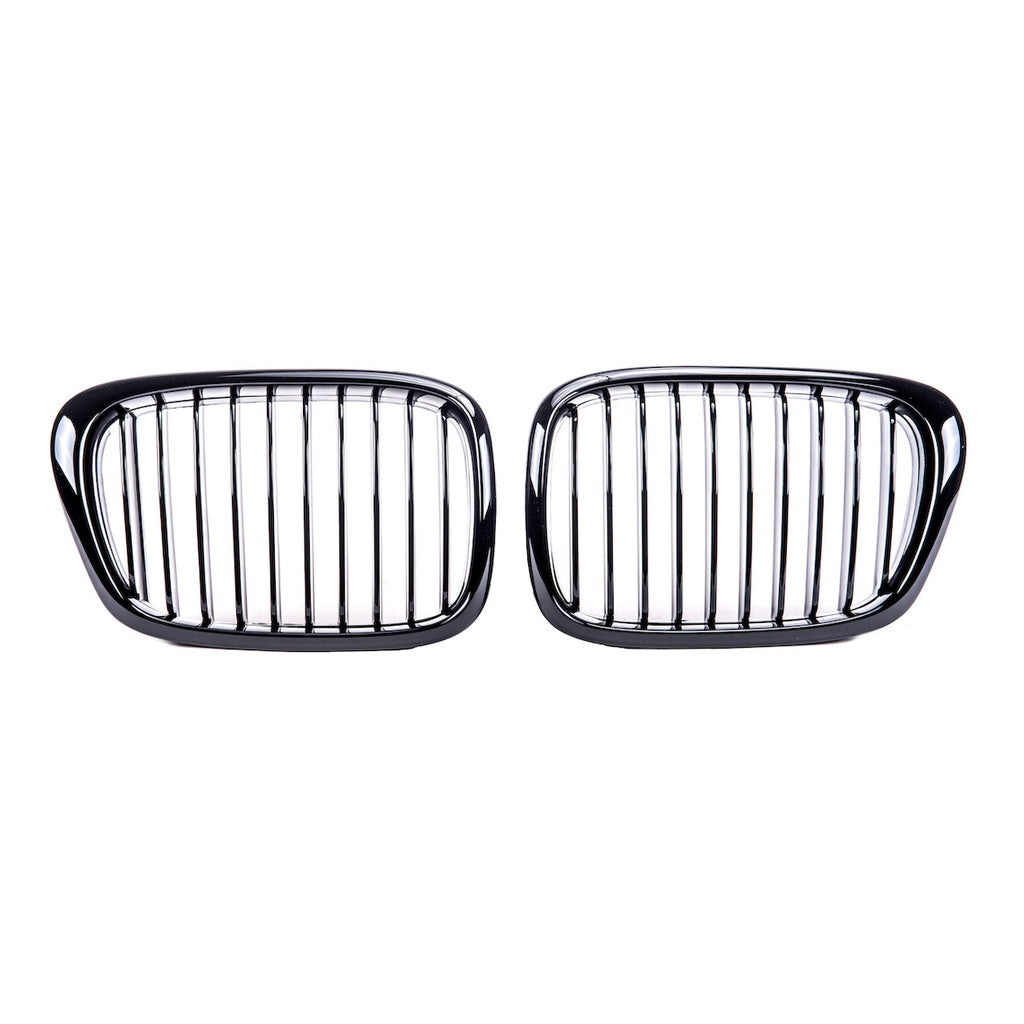 Kühlergrill Glanzschwarz BMW 5 E39 Limousine Touring 1995-2003 Einzellinie