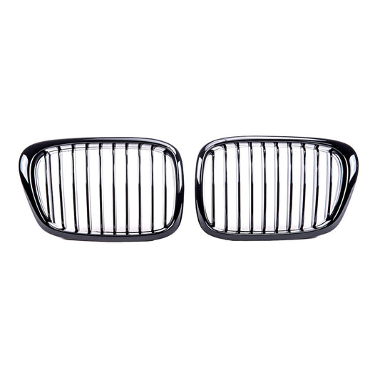 Kühlergrill Glanzschwarz BMW 5 E39 Limousine Touring 1995-2003 Einzellinie