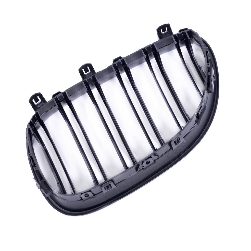 Kühlergrill Glanzschwarz BMW 5 Limousine Touring E60 E61 2003-2010 Doppel-Linie